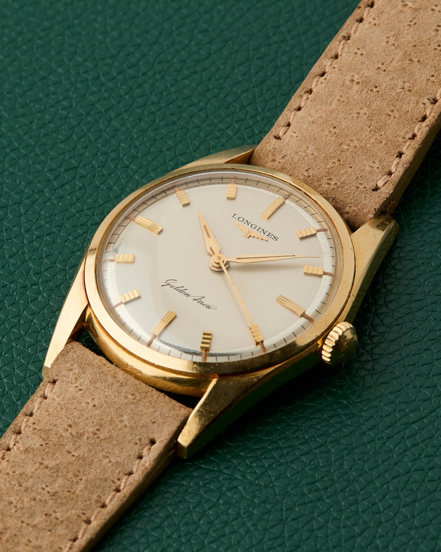 Longines Golden Arrow 18K Yellow Gold Vintage Dress Watch