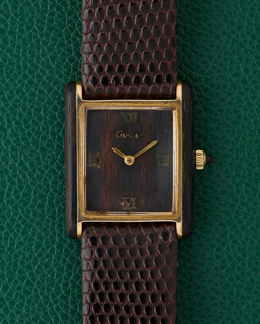 Cartier Tank Palissandre de Rio Ref. 20611 Tank Wood