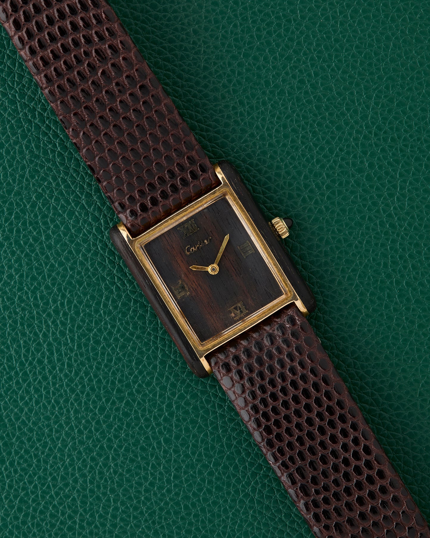 Cartier Tank Palissandre de Rio Ref. 20611 Tank Wood