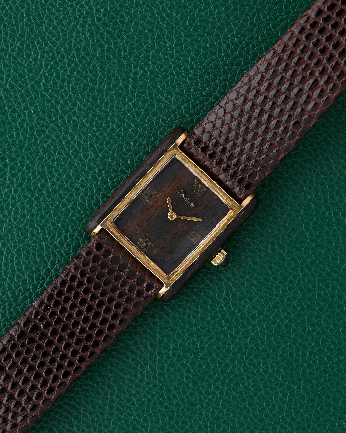 Cartier Tank Palissandre de Rio Ref. 20611 Tank Wood