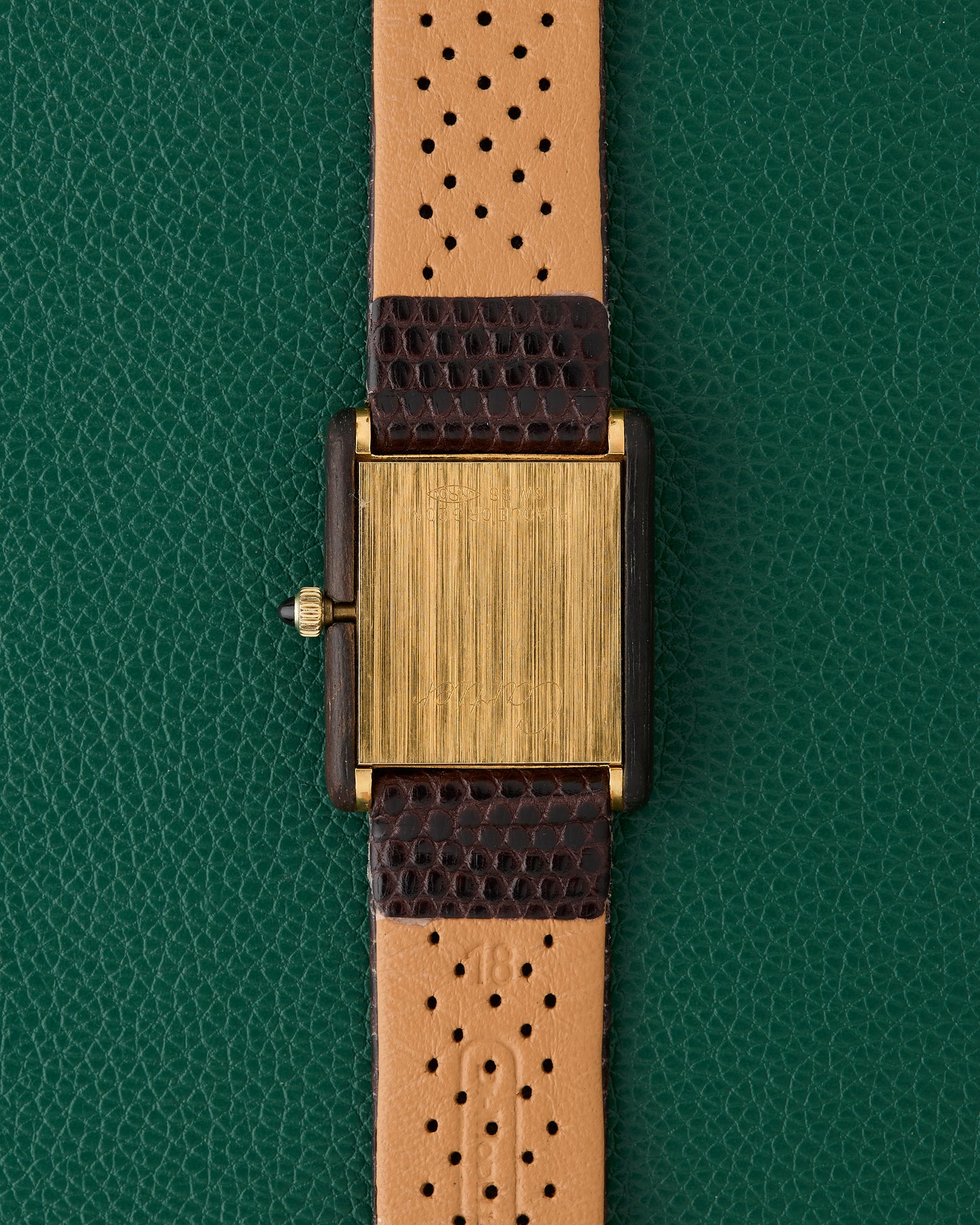 Cartier Tank Palissandre de Rio Ref. 20611 Tank Wood