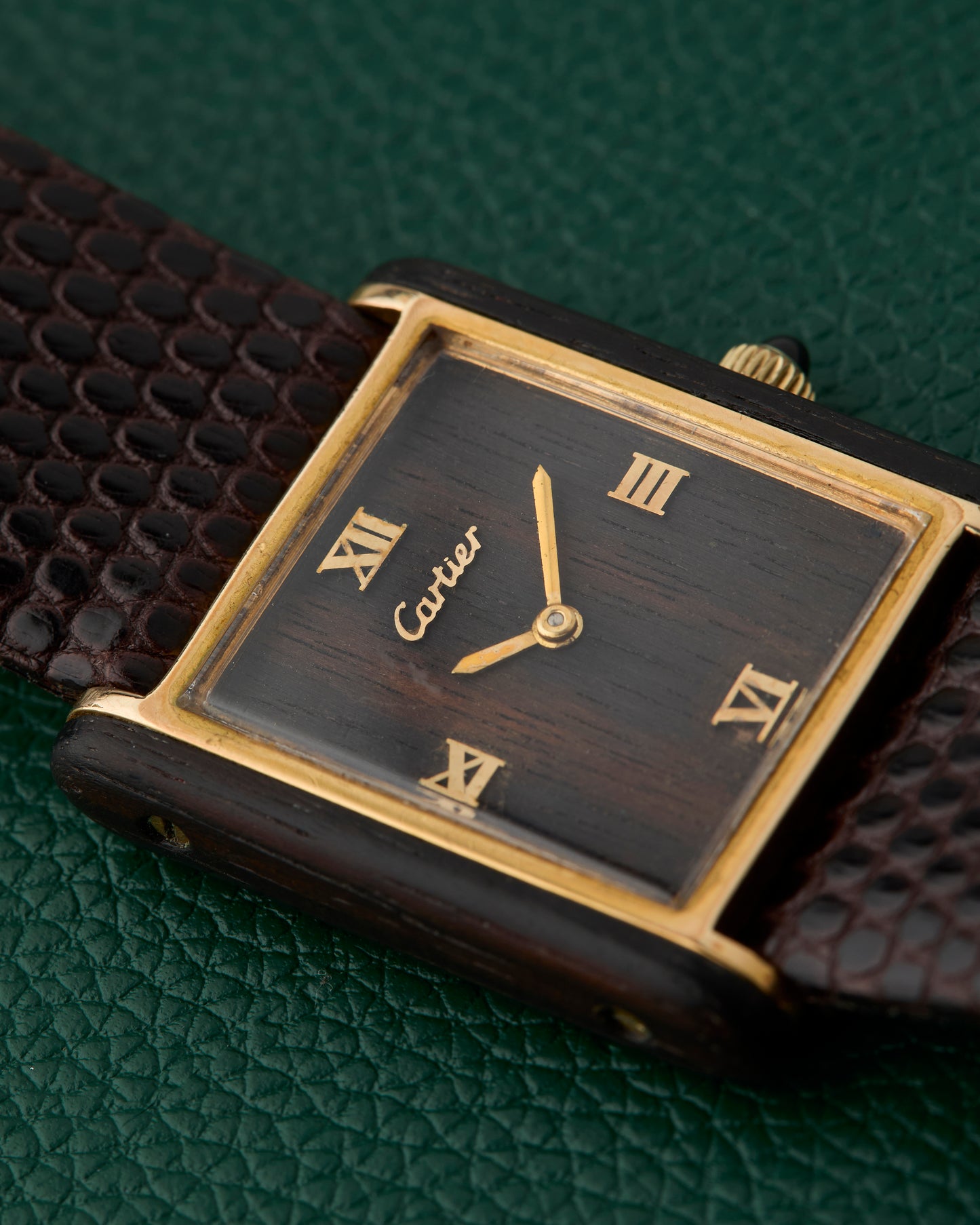 Cartier Tank Palissandre de Rio Ref. 20611 Tank Wood