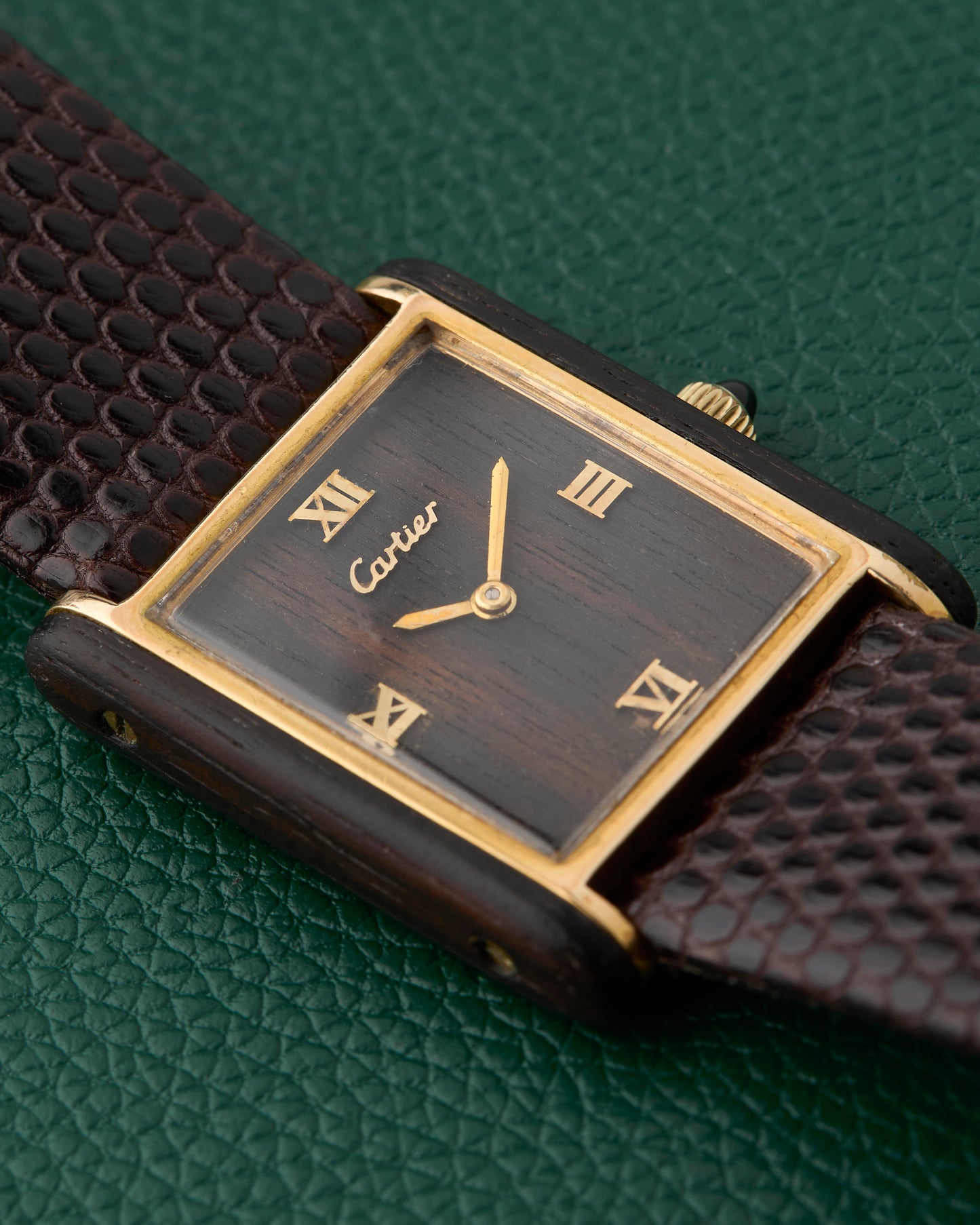Cartier Tank Palissandre de Rio Ref. 20611 Tank Wood