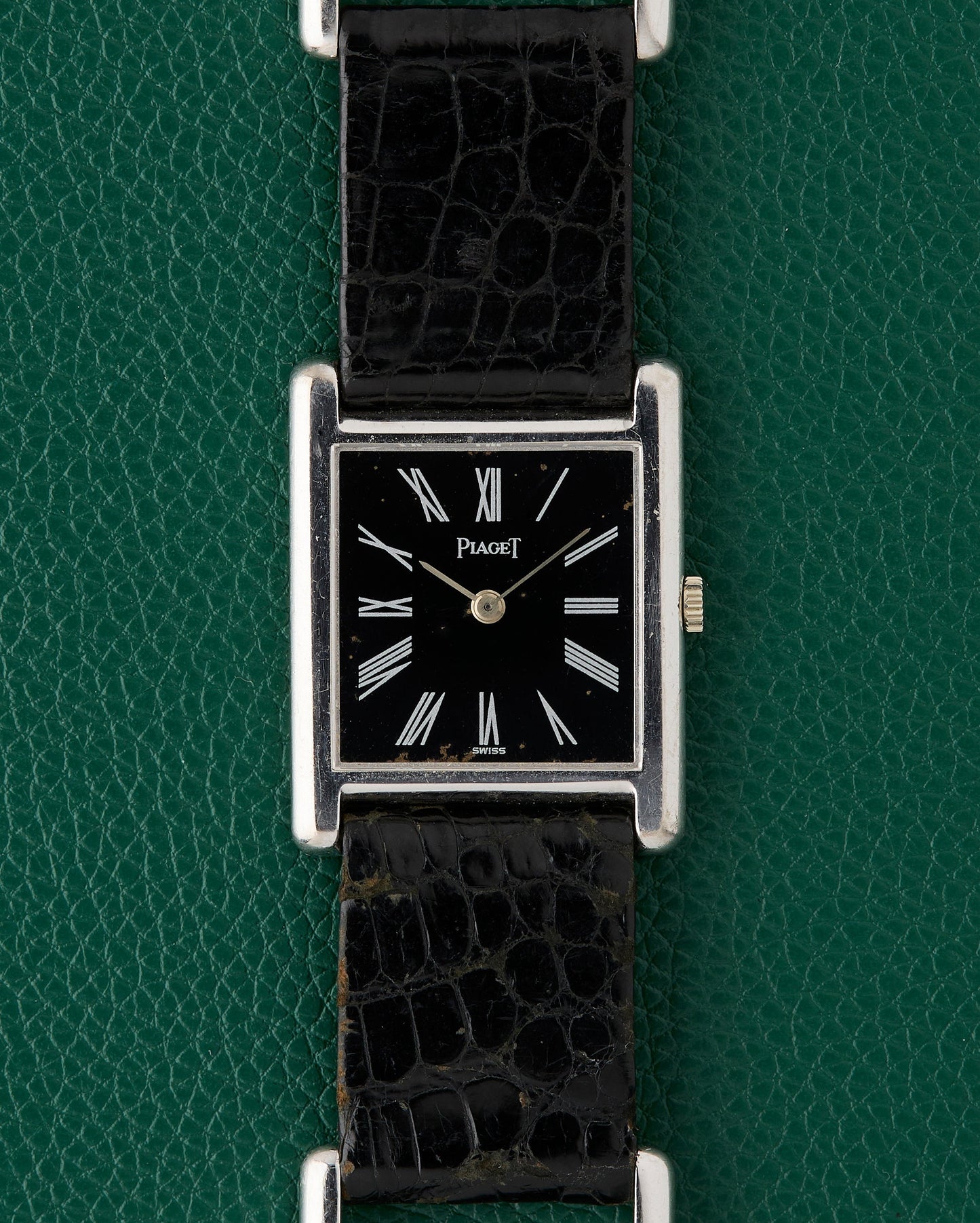 Piaget Tank 18K White Gold Ref. 90802D Buckle 18K