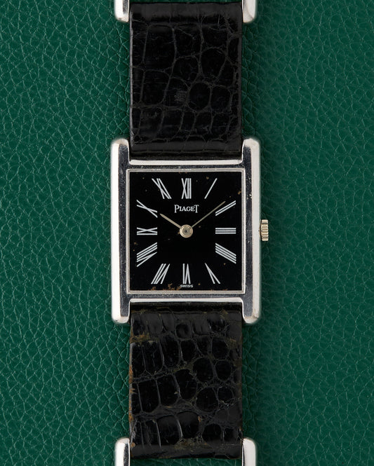 Piaget Tank 18K White Gold Ref. 90802D Buckle 18K