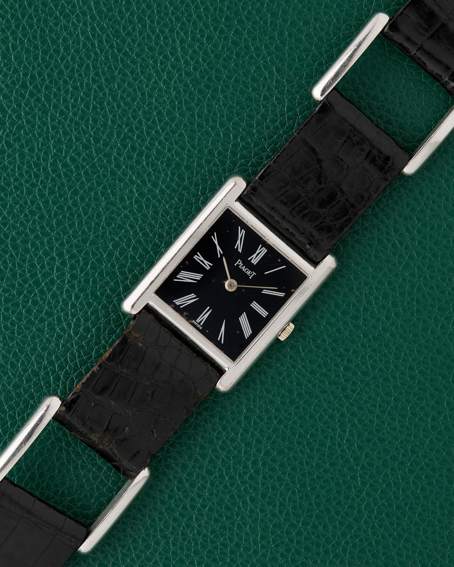 Piaget Tank 18K White Gold Ref. 90802D Buckle 18K