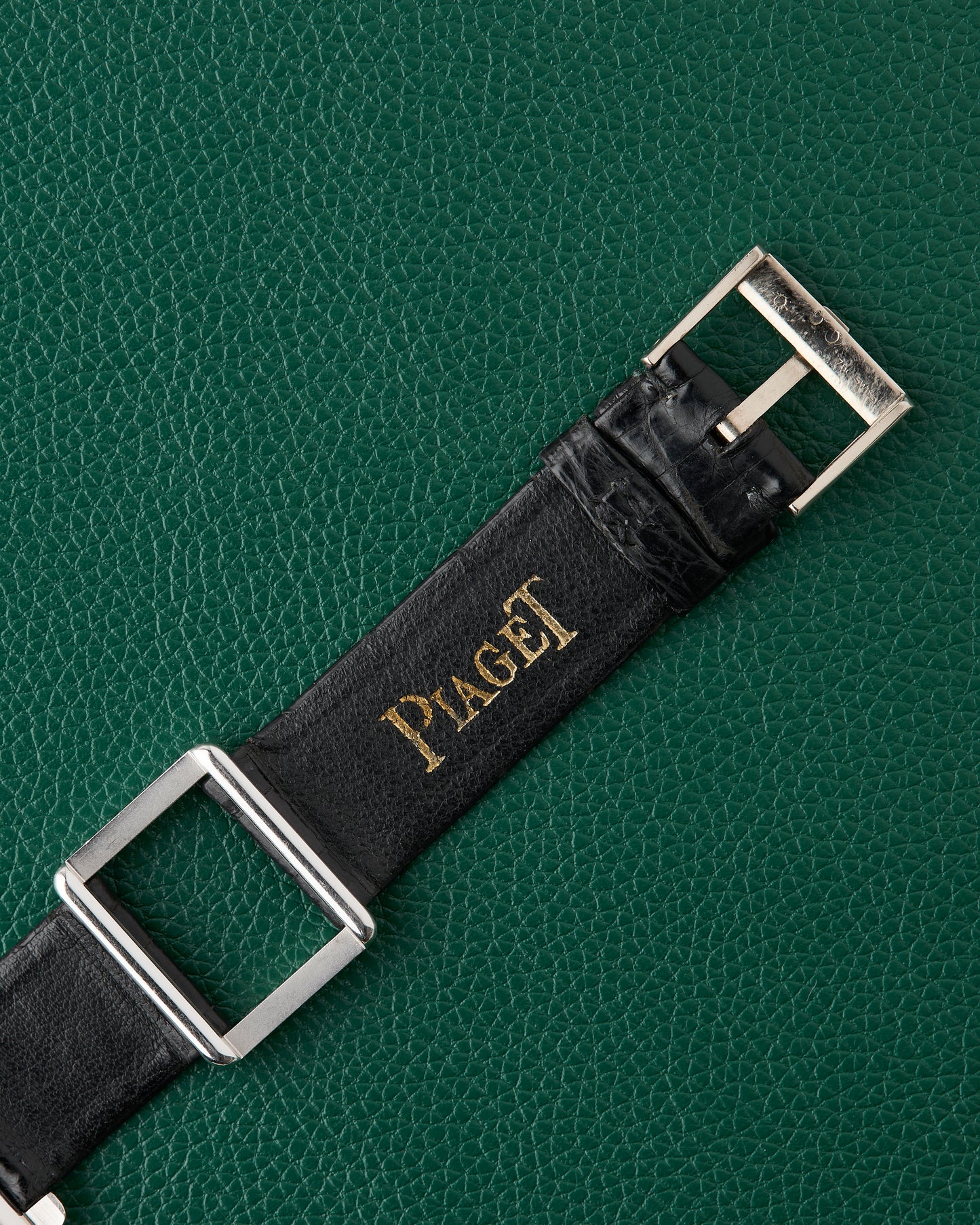 Piaget Tank 18K White Gold Ref. 90802D Buckle 18K