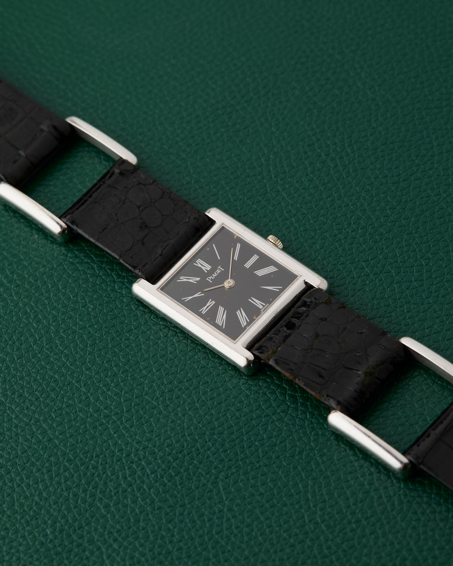 Piaget Tank 18K White Gold Ref. 90802D Buckle 18K