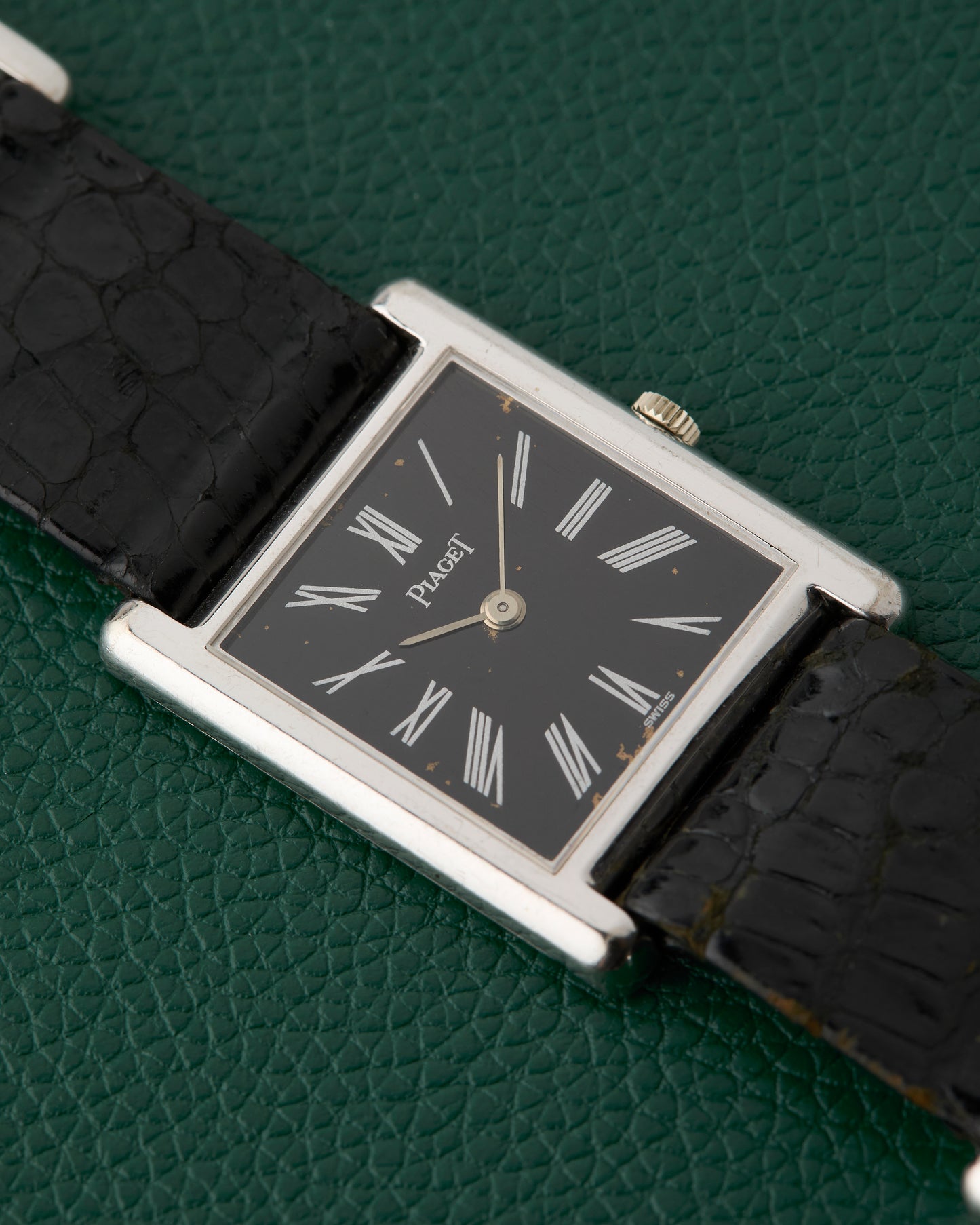 Piaget Tank 18K White Gold Ref. 90802D Buckle 18K