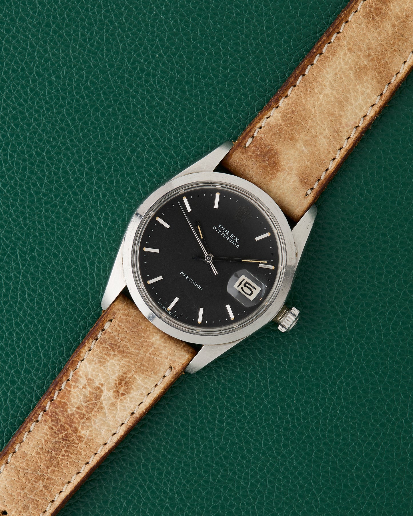 Rolex OysterDate Precision Ref. 6694 Matt Black Dial 1973