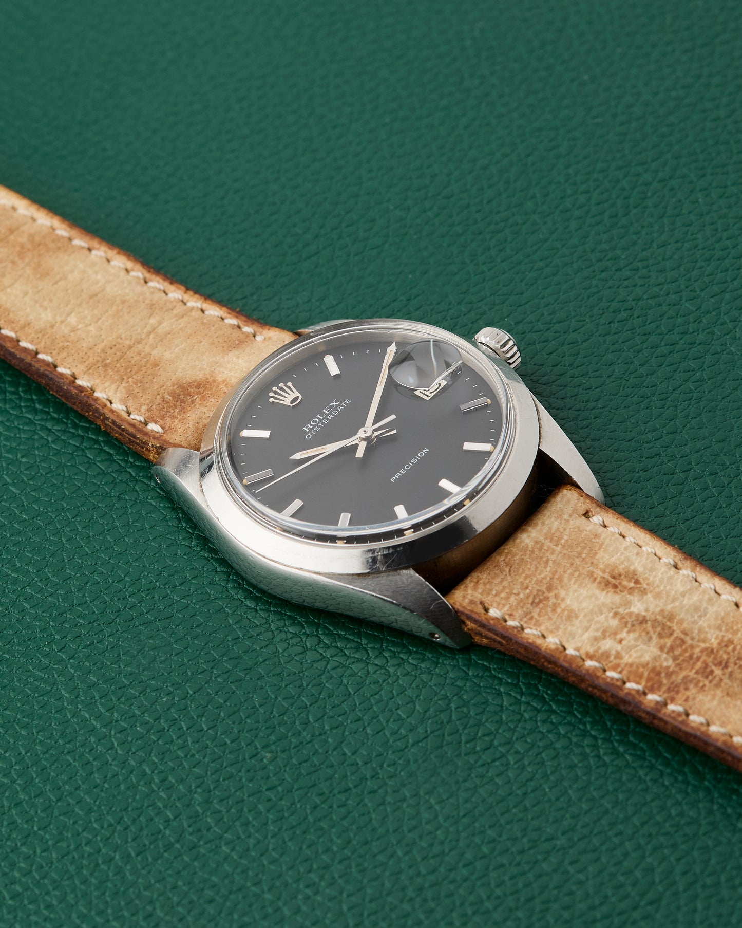 Rolex OysterDate Precision Ref. 6694 Matt Black Dial 1973