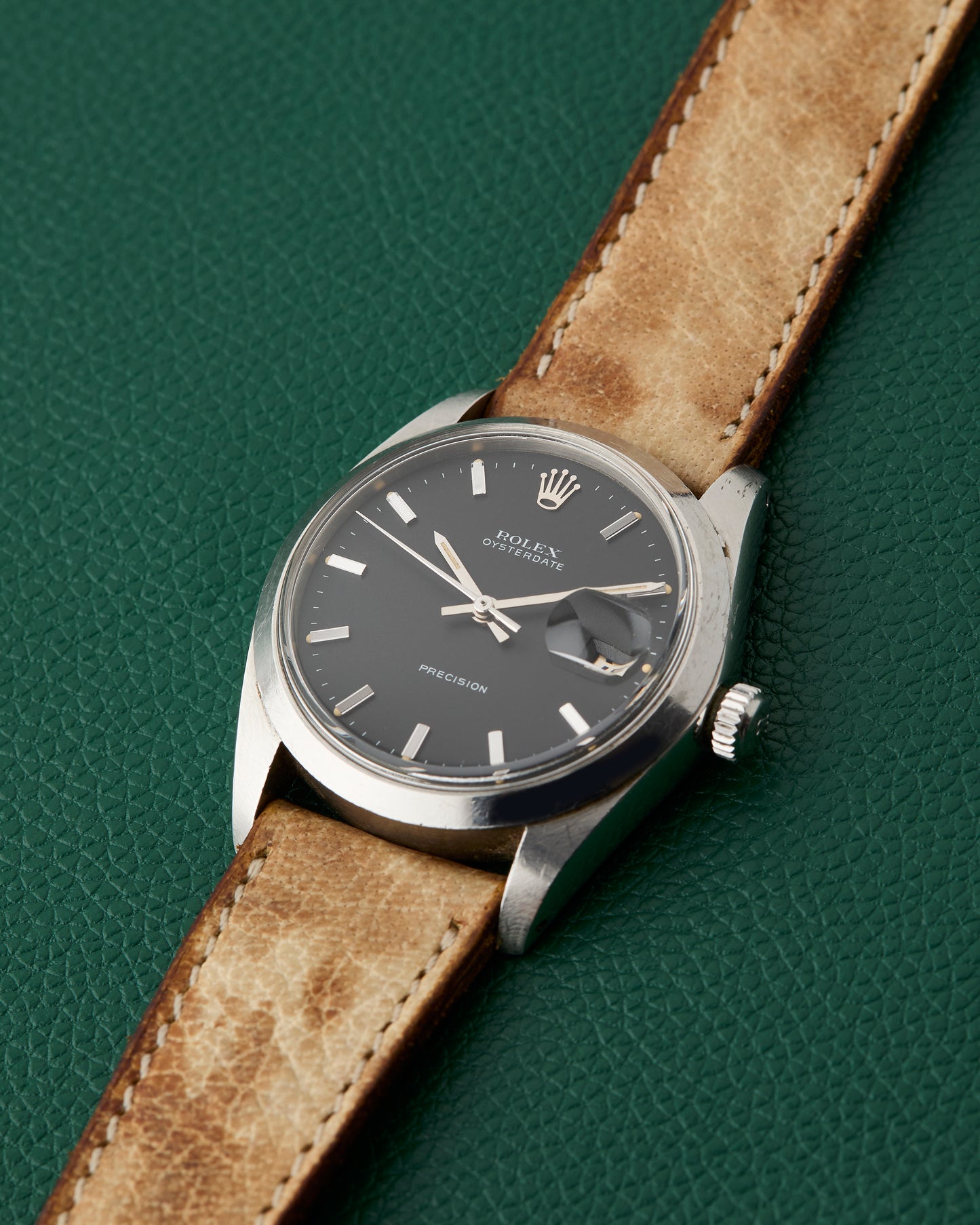 Rolex OysterDate Precision Ref. 6694 Matt Black Dial 1973