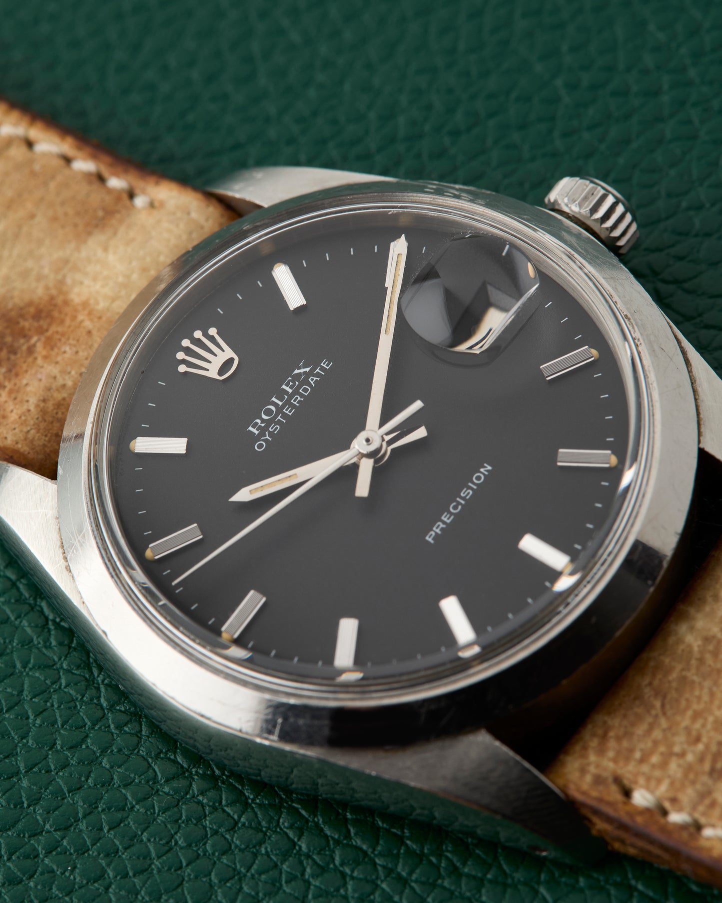 Rolex OysterDate Precision Ref. 6694 Matt Black Dial 1973