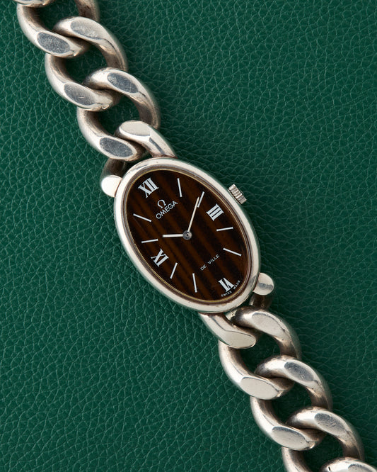 Omega DeVille Ref. 711.1904 Argent Cuban Bracelet 1973