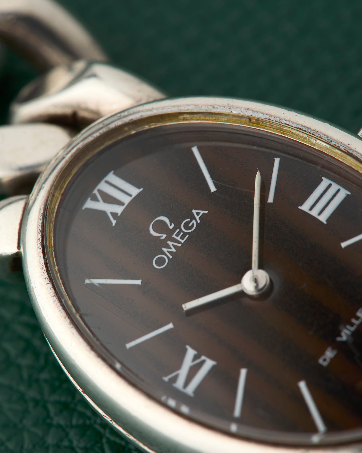 Omega DeVille Ref. 711.1904 Argent Cuban Bracelet 1973
