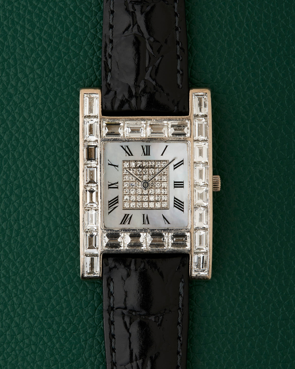 Chopard Ref. 13/6402-20 Baguette Diamonds MoP 18K White Gold