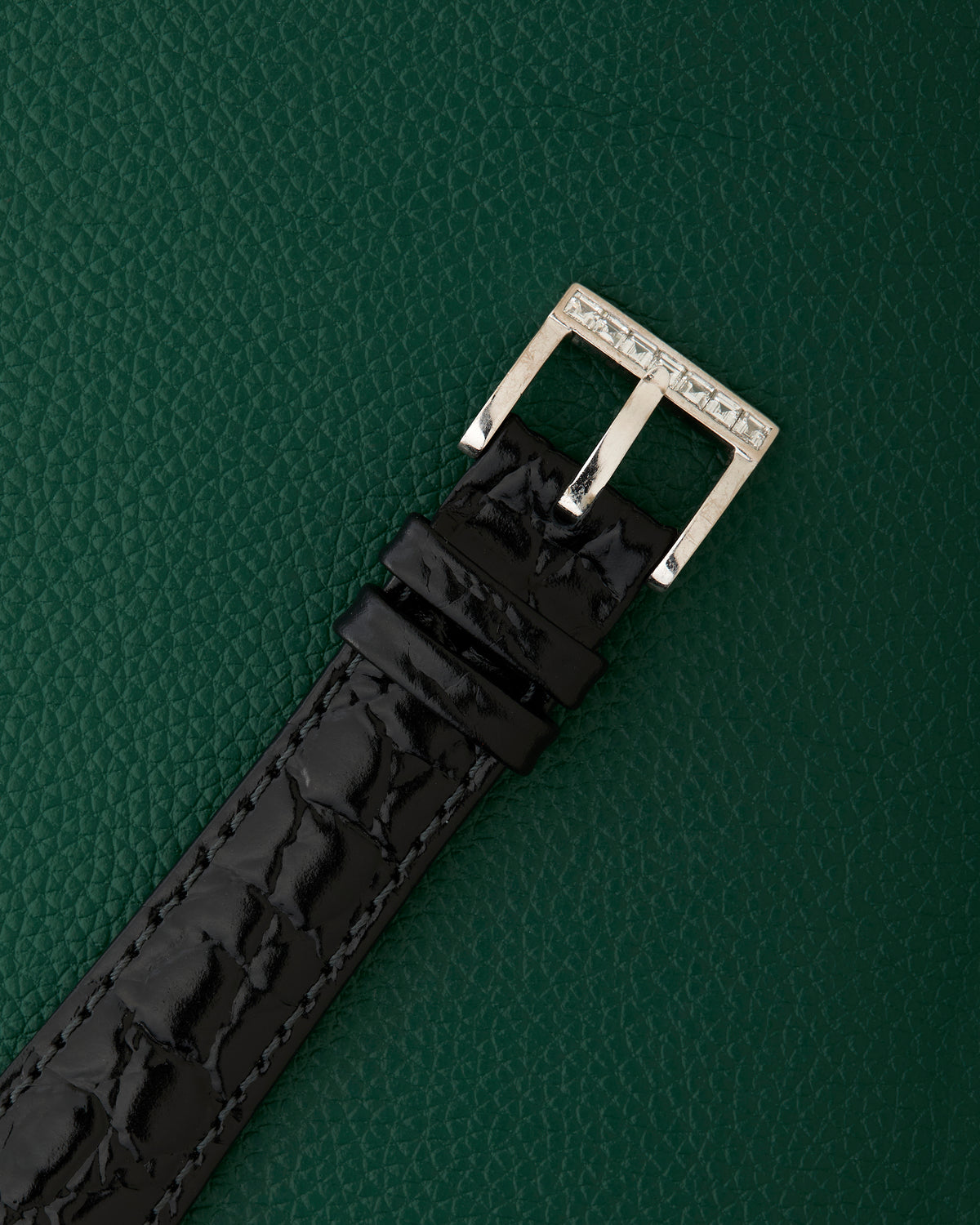 Chopard Ref. 13/6402-20 Baguette Diamonds MoP 18K White Gold