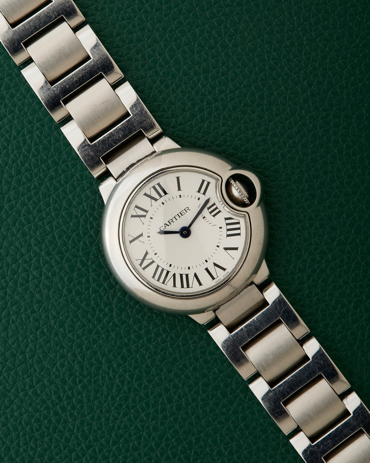 Cartier Ballon Bleu Ref. 3009 Steel Bracelet Ladies