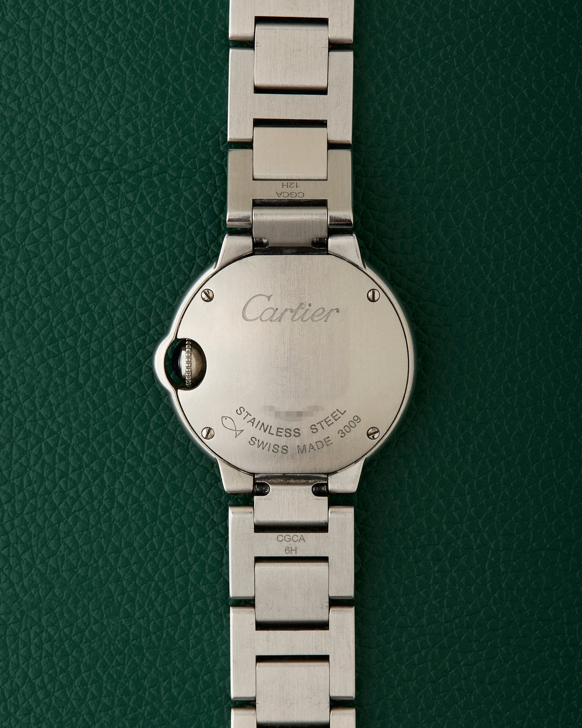 Cartier Ballon Bleu Ref. 3009 Steel Bracelet Ladies