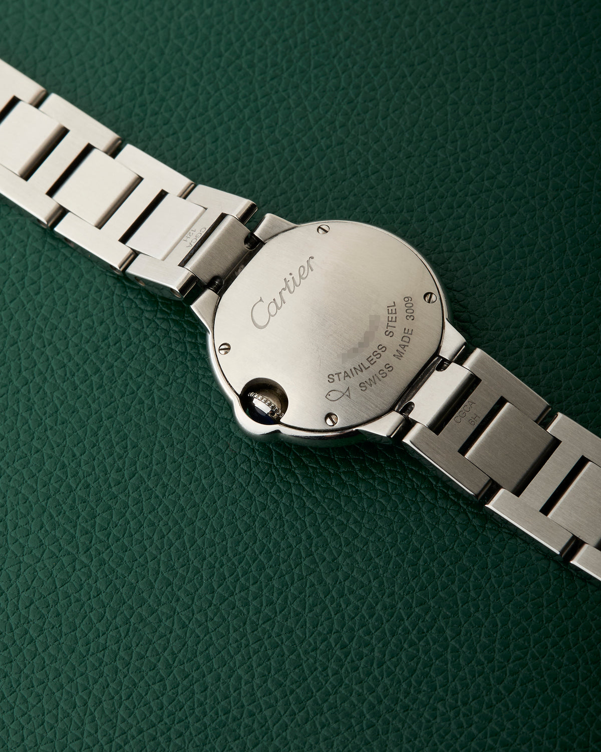 Cartier Ballon Bleu Ref. 3009 Steel Bracelet Ladies