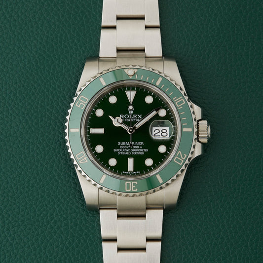 Rolex Submariner 116610LV Hulk Mk2 Full Set Box Papers 2013