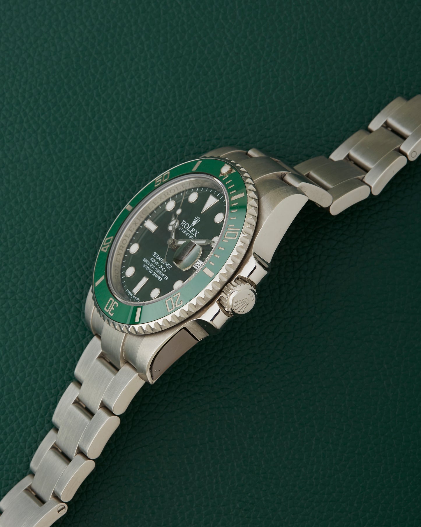 Rolex Submariner 116610LV Hulk Mk2 Full Set Box Papers 2013