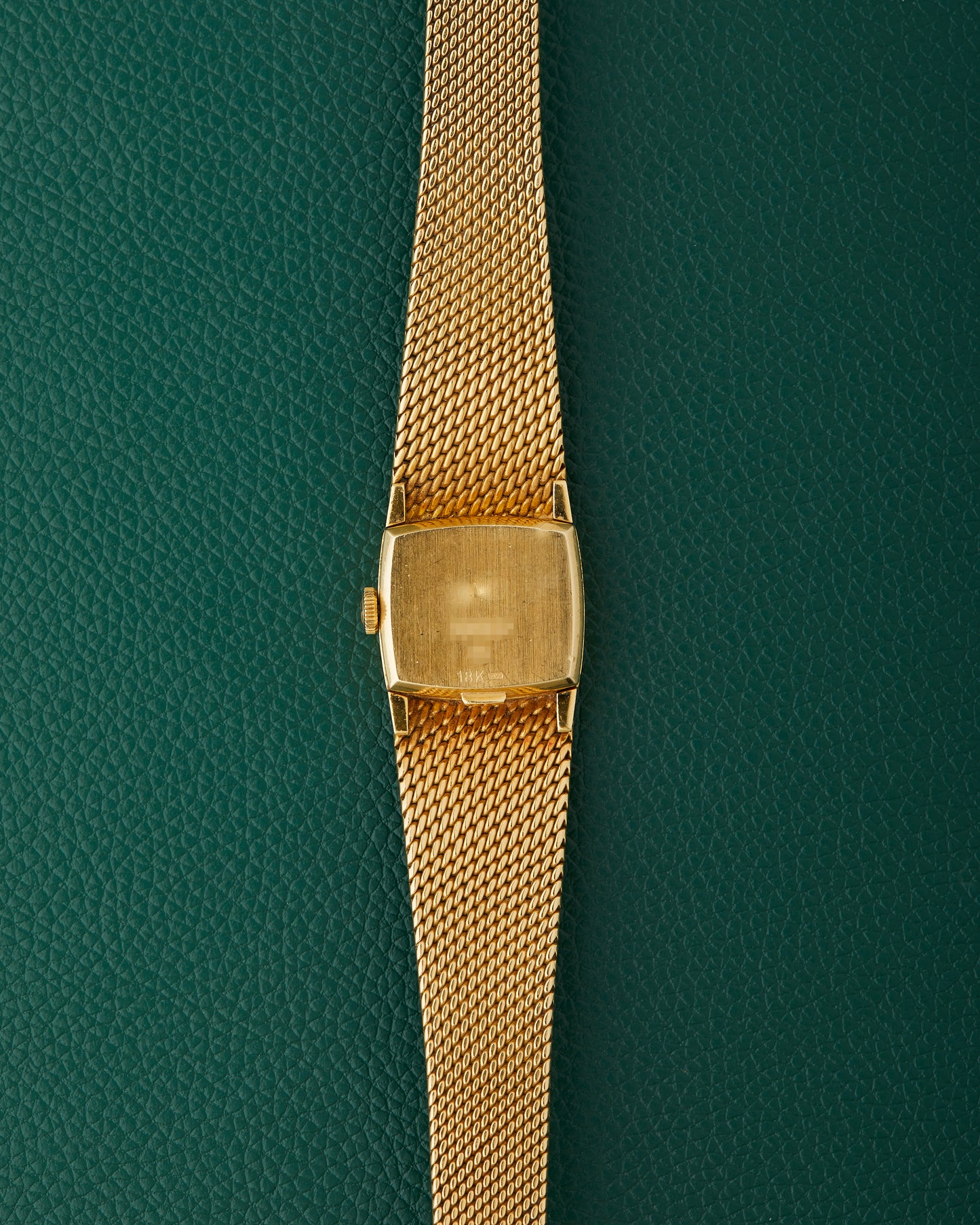 Favre-Leuba 18k Yellow Gold Integrated Bracelet Watch With Box