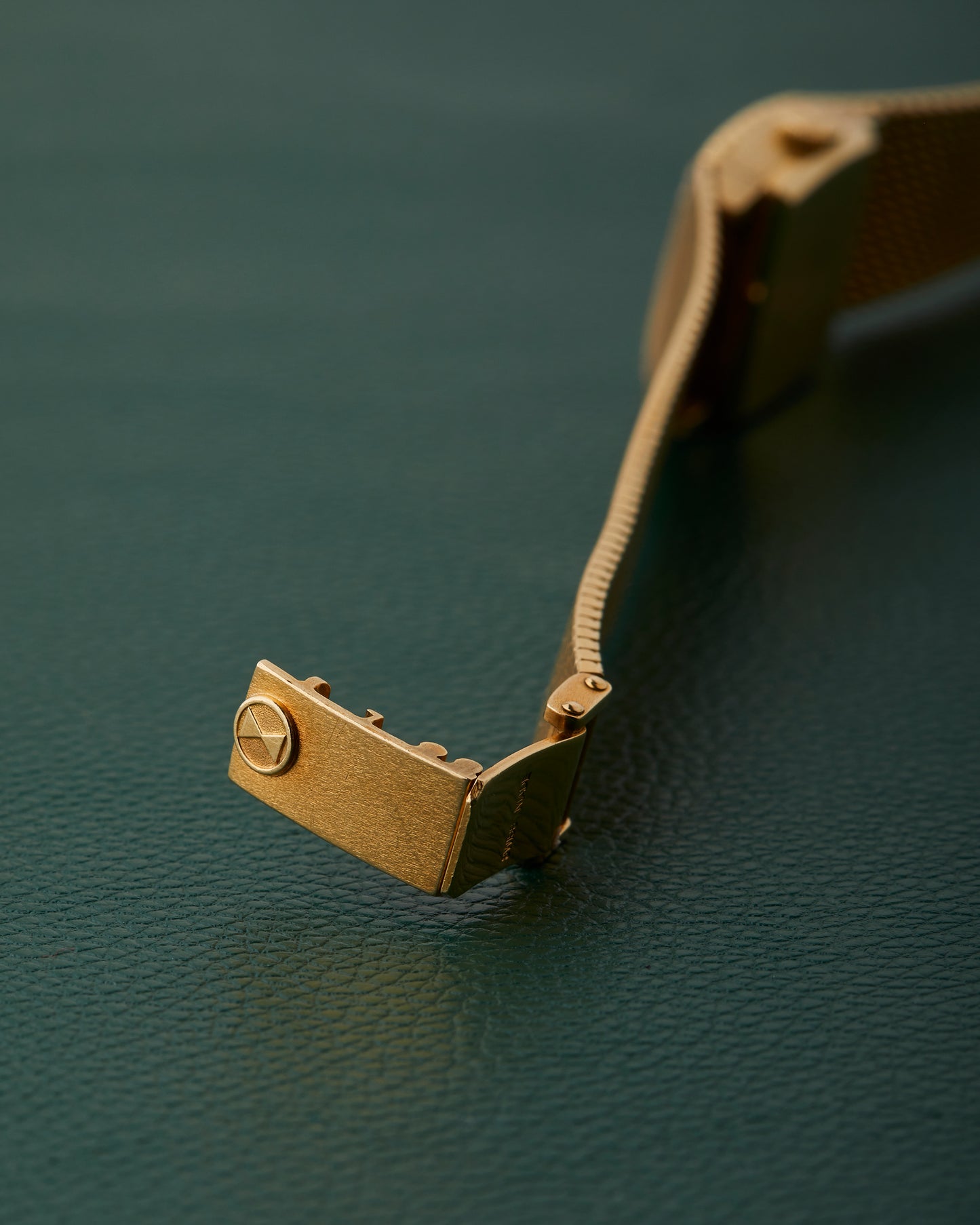 Favre-Leuba 18k Yellow Gold Integrated Bracelet Watch With Box