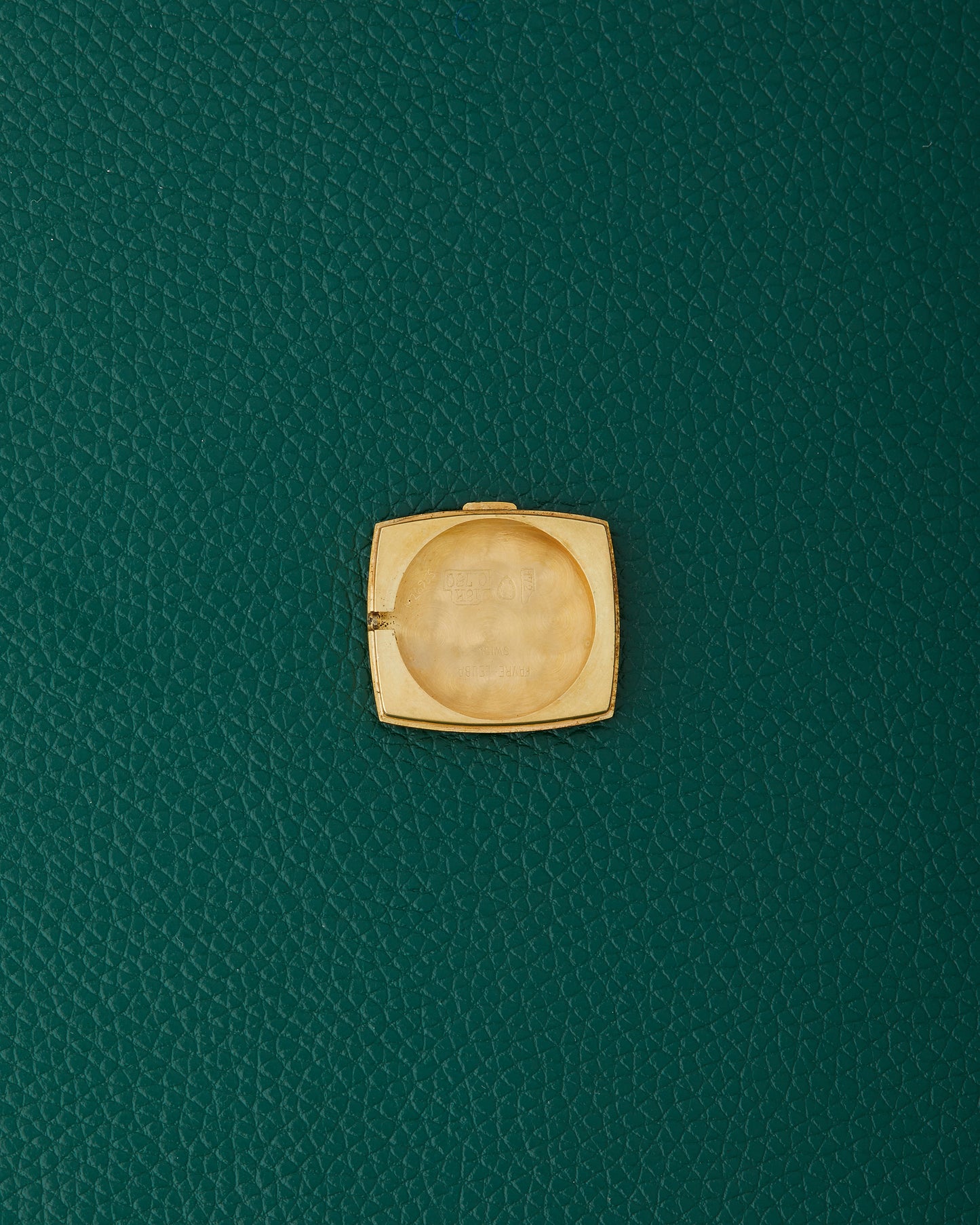 Favre-Leuba 18k Yellow Gold Integrated Bracelet Watch With Box