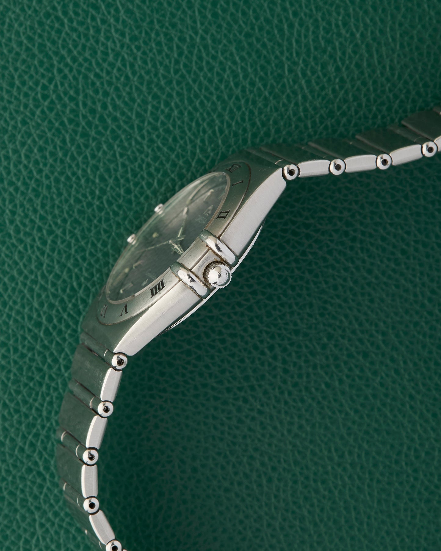 Omega Constellation Ref. 396.1201 Slate Grey Crosshatch Dial 1998