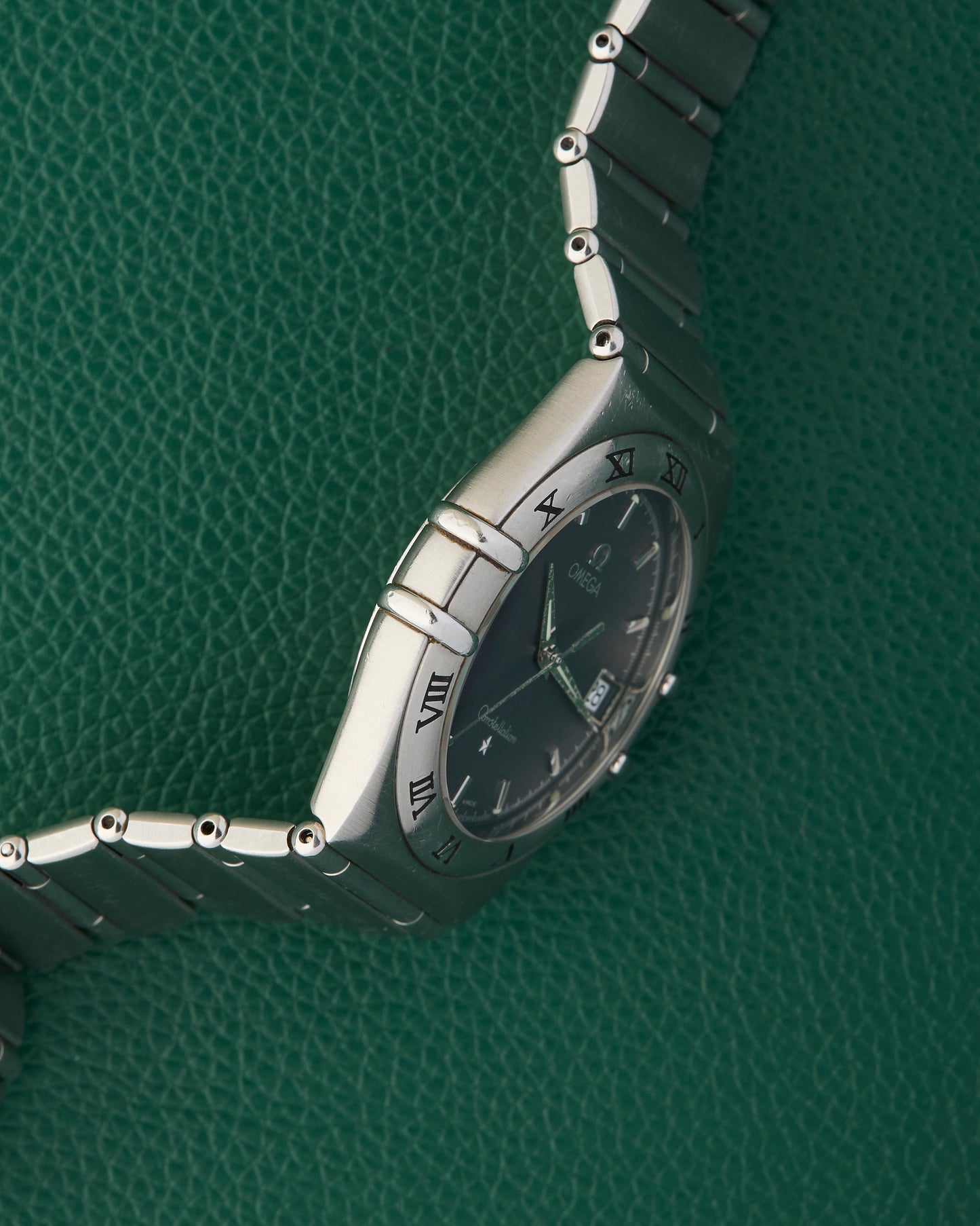 Omega Constellation Ref. 396.1201 Slate Grey Crosshatch Dial 1998