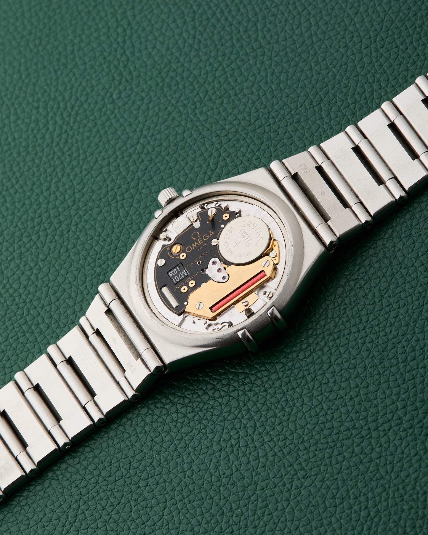 Omega Constellation Ref. 396.1201 Slate Grey Crosshatch Dial 1998