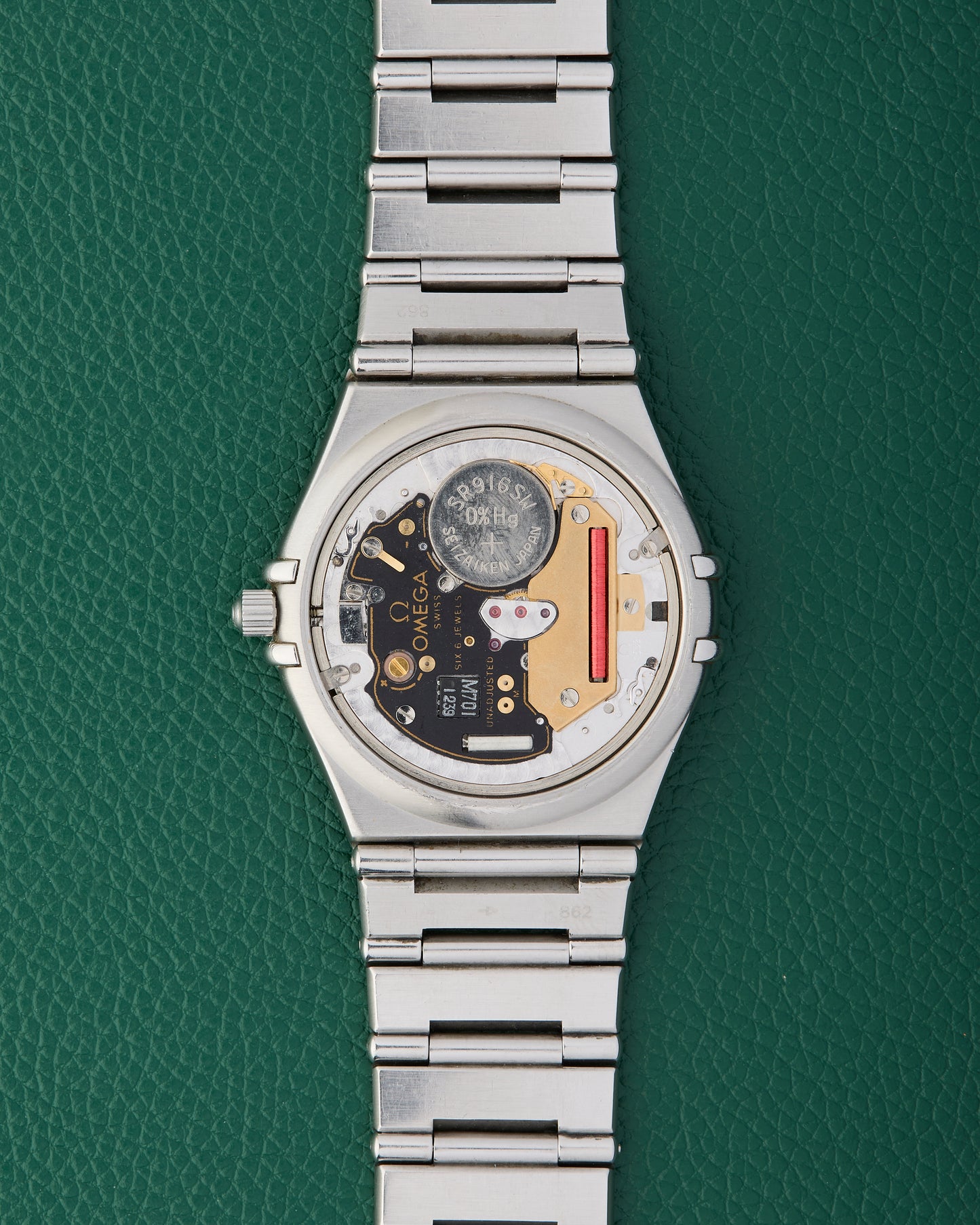 Omega Constellation Ref. 396.1201 Slate Grey Crosshatch Dial 1998