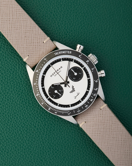 Hoffman x Perpetuel Racing 40 Panda UAE 50th Anniversary Limited Edition Manual Chronograph