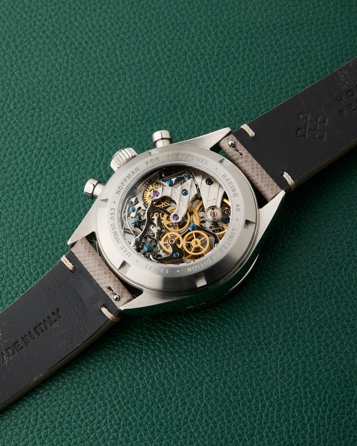 Hoffman x Perpetuel Racing 40 Panda UAE 50th Anniversary Limited Edition Manual Chronograph