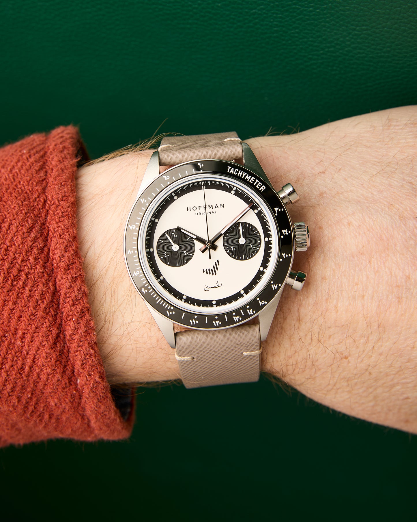 Hoffman x Perpetuel Racing 40 Panda UAE 50th Anniversary Limited Edition Manual Chronograph