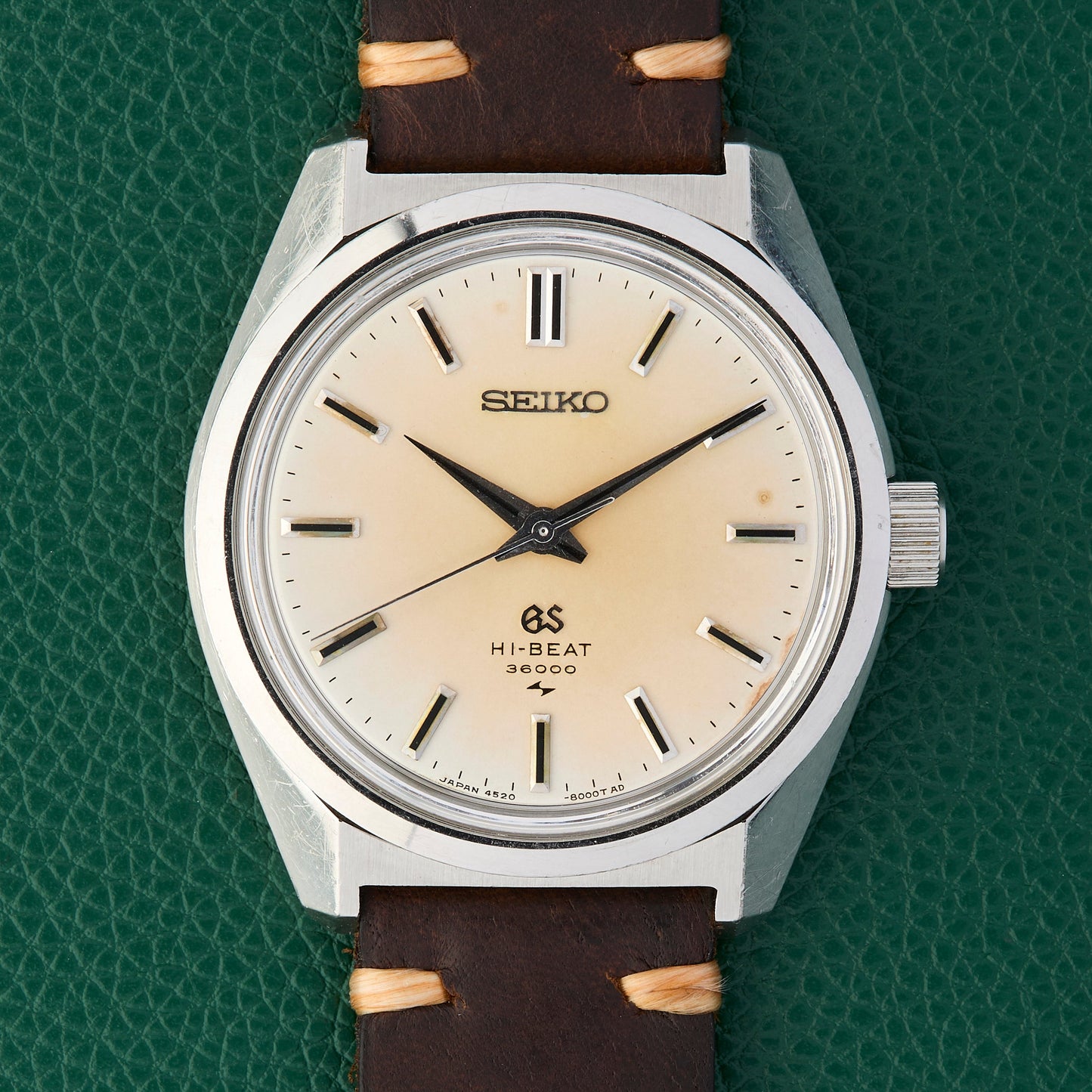 Seiko Grand Seiko Ref. 4520-8000 Hi-Beat Sunburst Patina Dial 1970