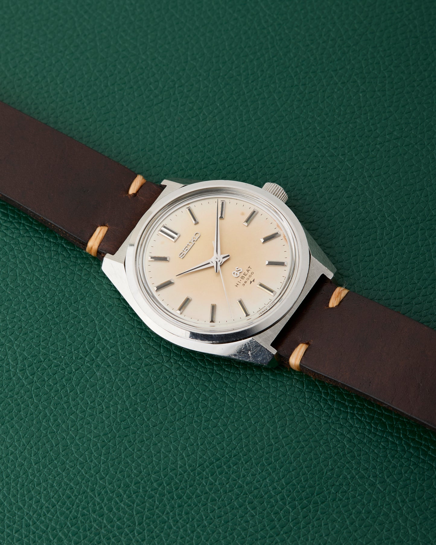 Seiko Grand Seiko Ref. 4520-8000 Hi-Beat Sunburst Patina Dial 1970