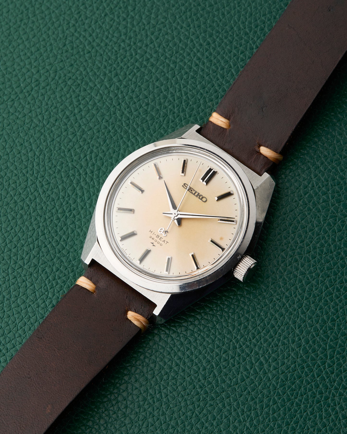 Seiko Grand Seiko Ref. 4520-8000 Hi-Beat Sunburst Patina Dial 1970