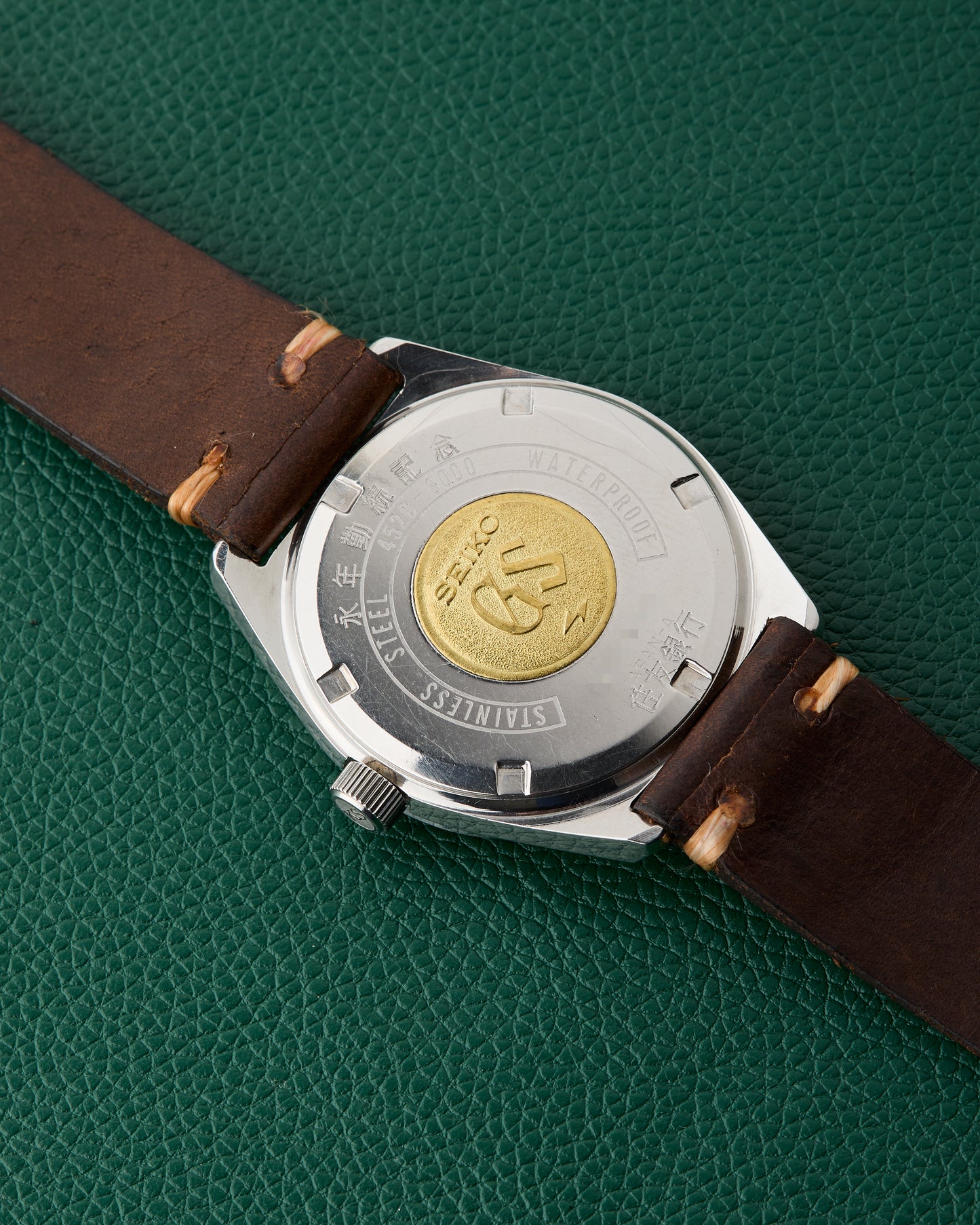 Seiko Grand Seiko Ref. 4520-8000 Hi-Beat Sunburst Patina Dial 1970