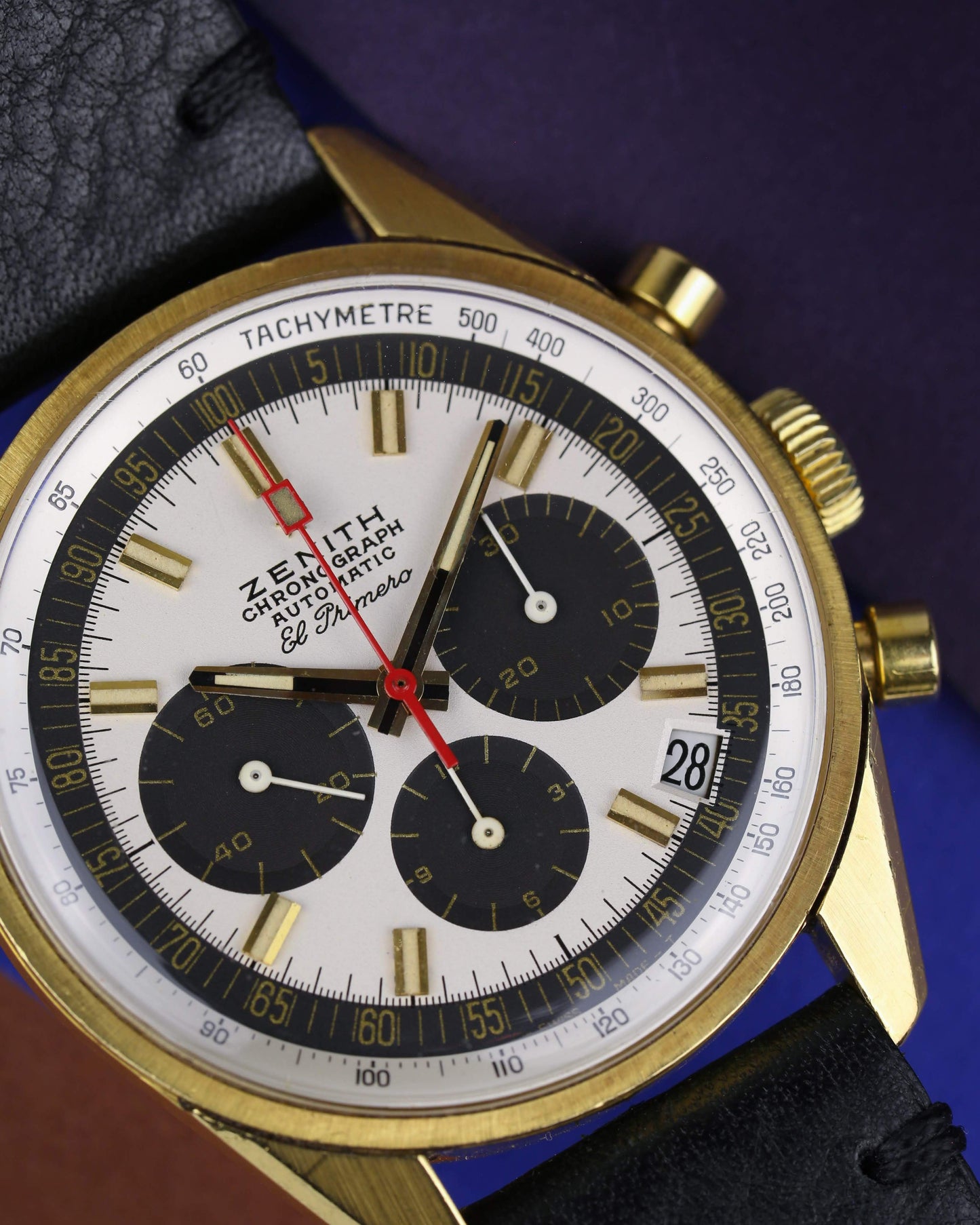 Zenith G381 El Primero 18k Vintage Chronograph