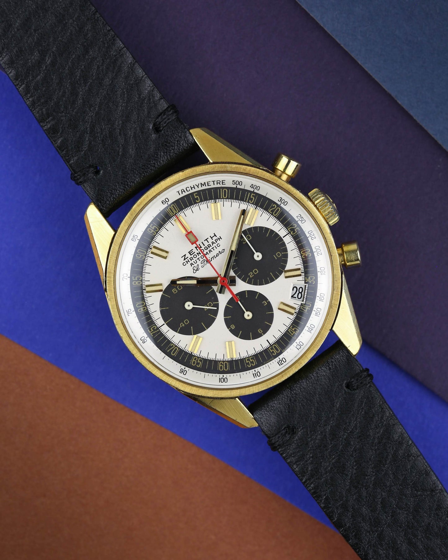 Zenith G381 El Primero 18k Vintage Chronograph