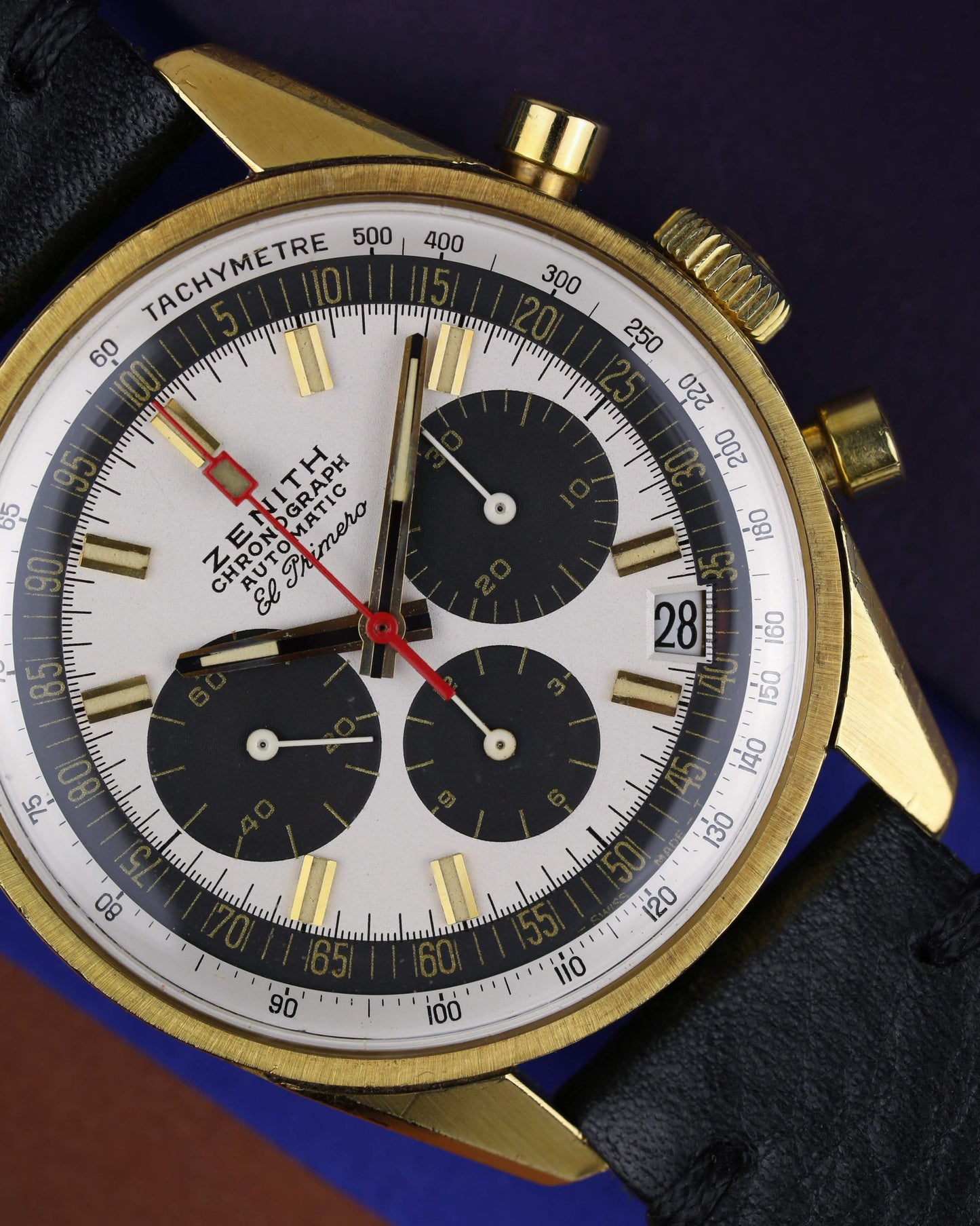 Zenith G381 El Primero 18k Vintage Chronograph