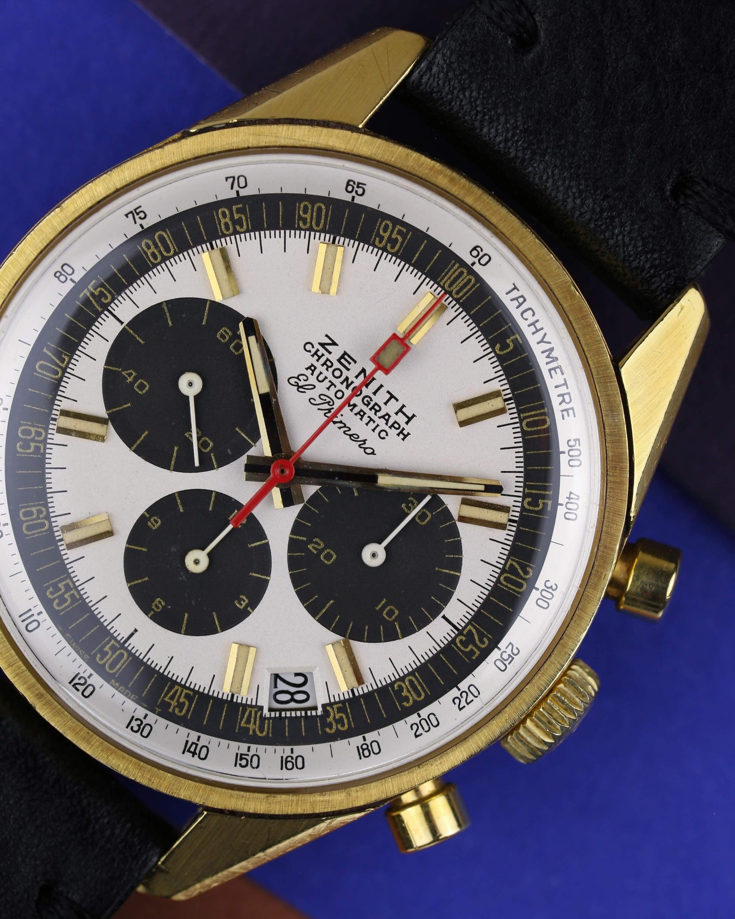 Zenith G381 El Primero 18k Vintage Chronograph