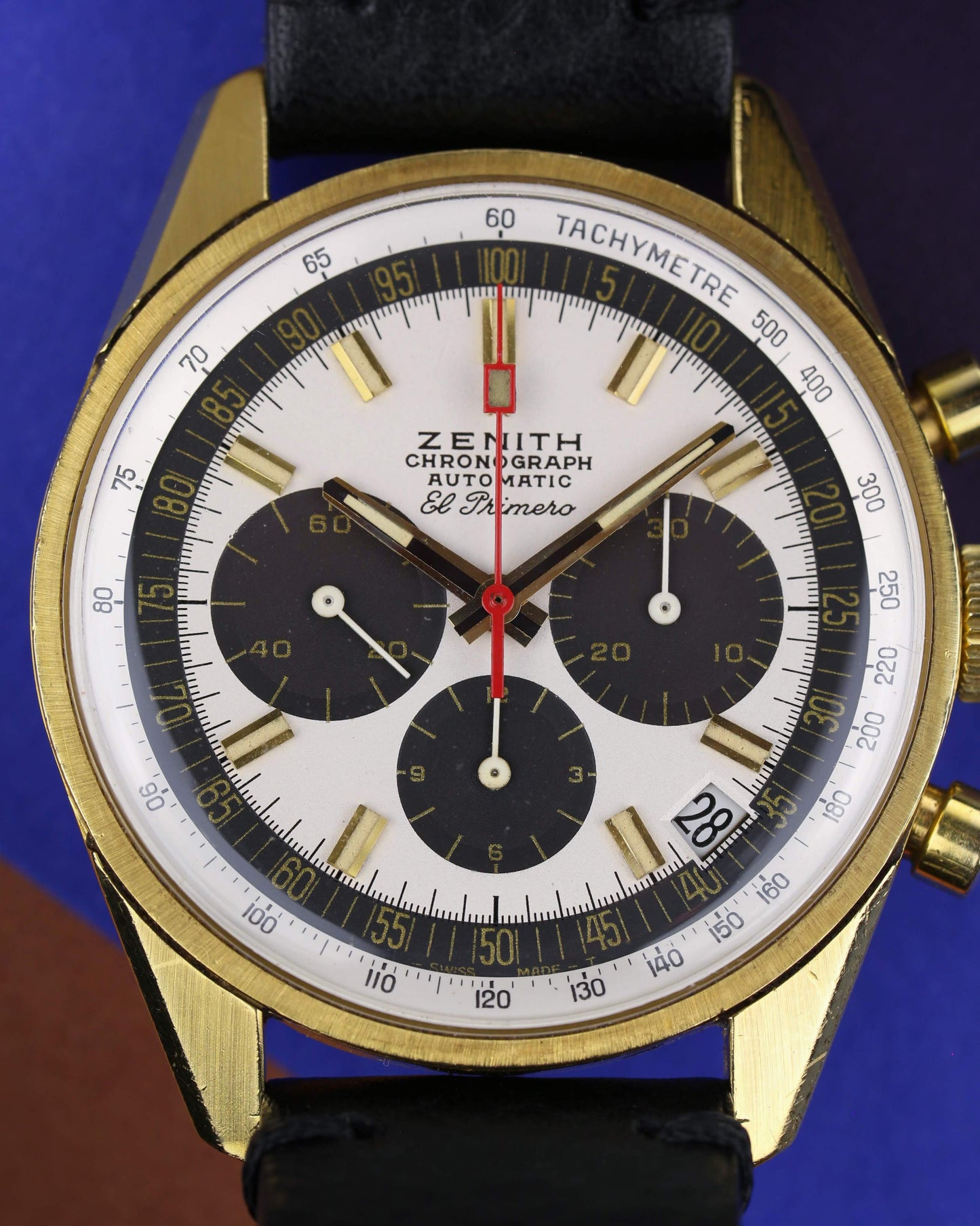 Zenith G381 El Primero 18k Vintage Chronograph